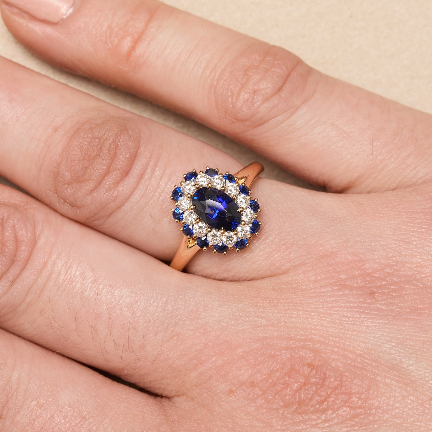 Bague Colombo - Saphir Royal Blue 1.26 carats
