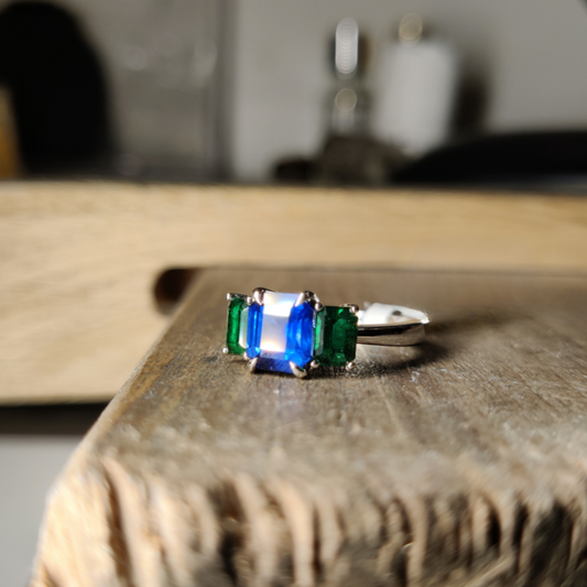 Bague Trilogie - Saphir Royale Blue 1.50 carats