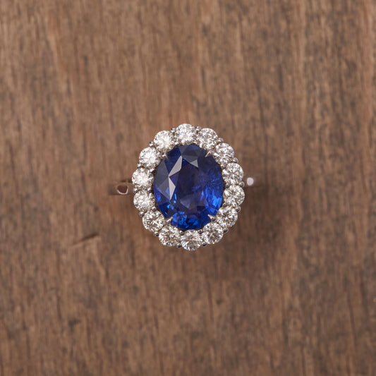 Bague Matara - Saphir Vivid Blue 4.30 carats