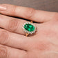 Bague Marguerite - Emeraude 4.57 carats