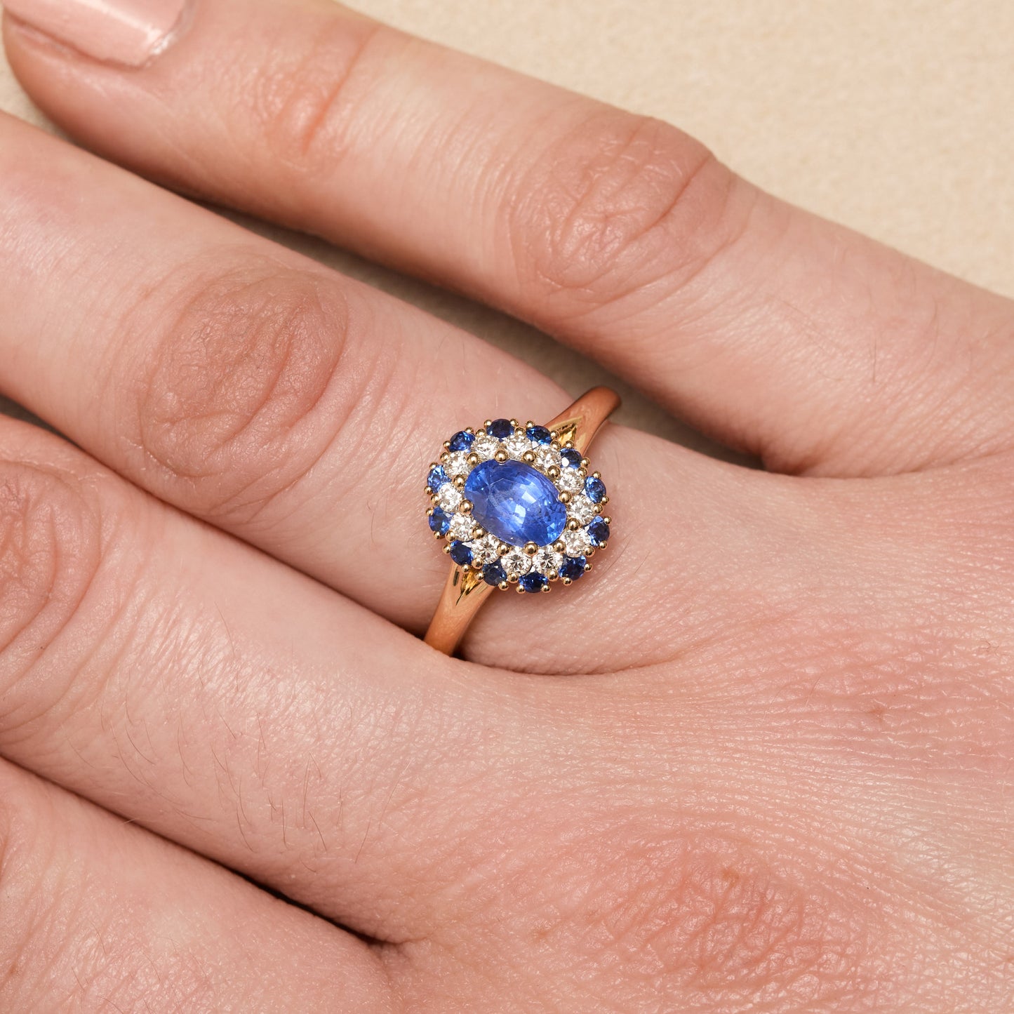 Bague Colombo - Saphir Cornflower 1.00 carats