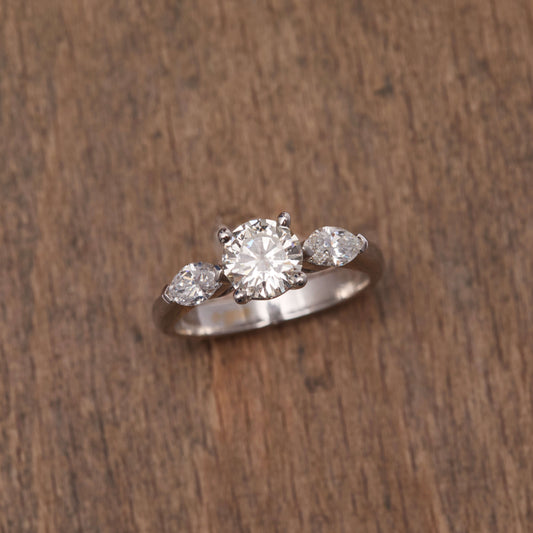 Bague Trilogie - Diamant 0.96 carats