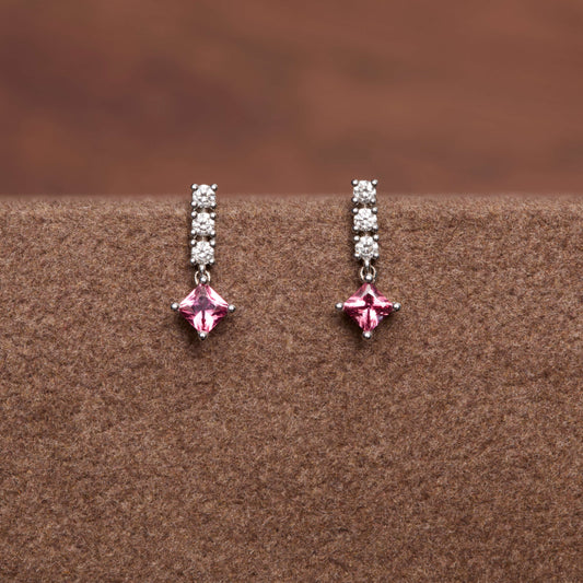 Boucles d'oreilles - Spinelle Mahenge 0.24 carats