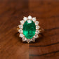 Bague Marguerite - Emeraude 4.57 carats