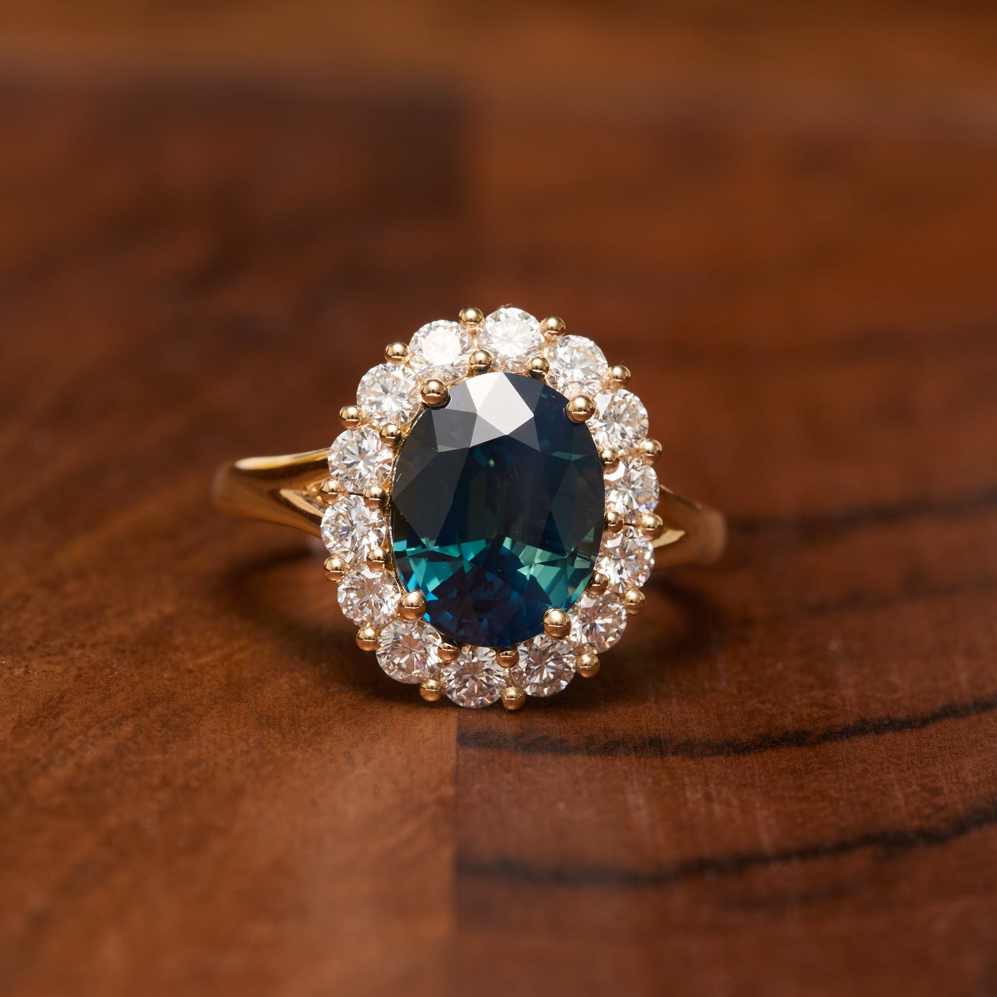 Bague Matara - Saphir Teal 4.61 carats