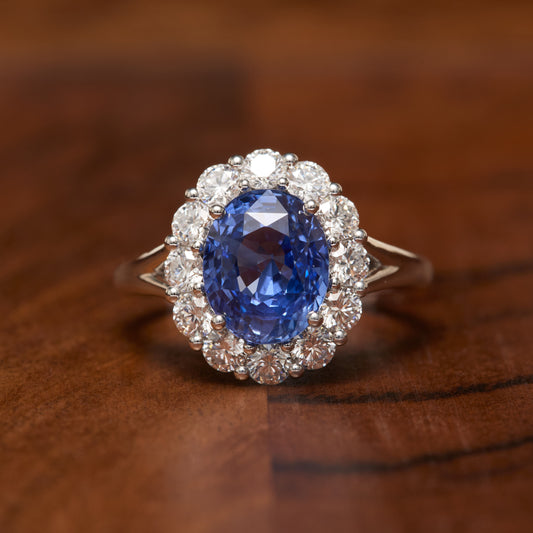 Bague Matara - Saphir Cornflower 4.14 carats