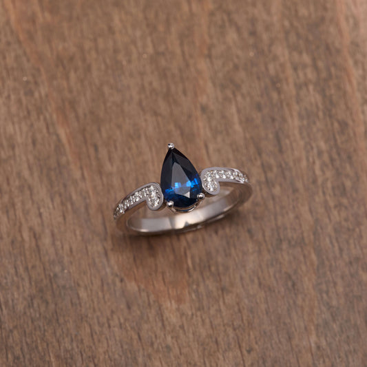 Solitaire (Arabesque) - Saphir Royal Blue 1.60 carats