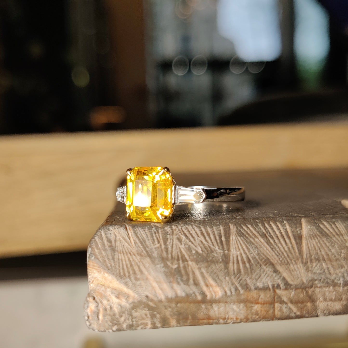 Bague Elahera - Saphir Jaune 3.41 carats