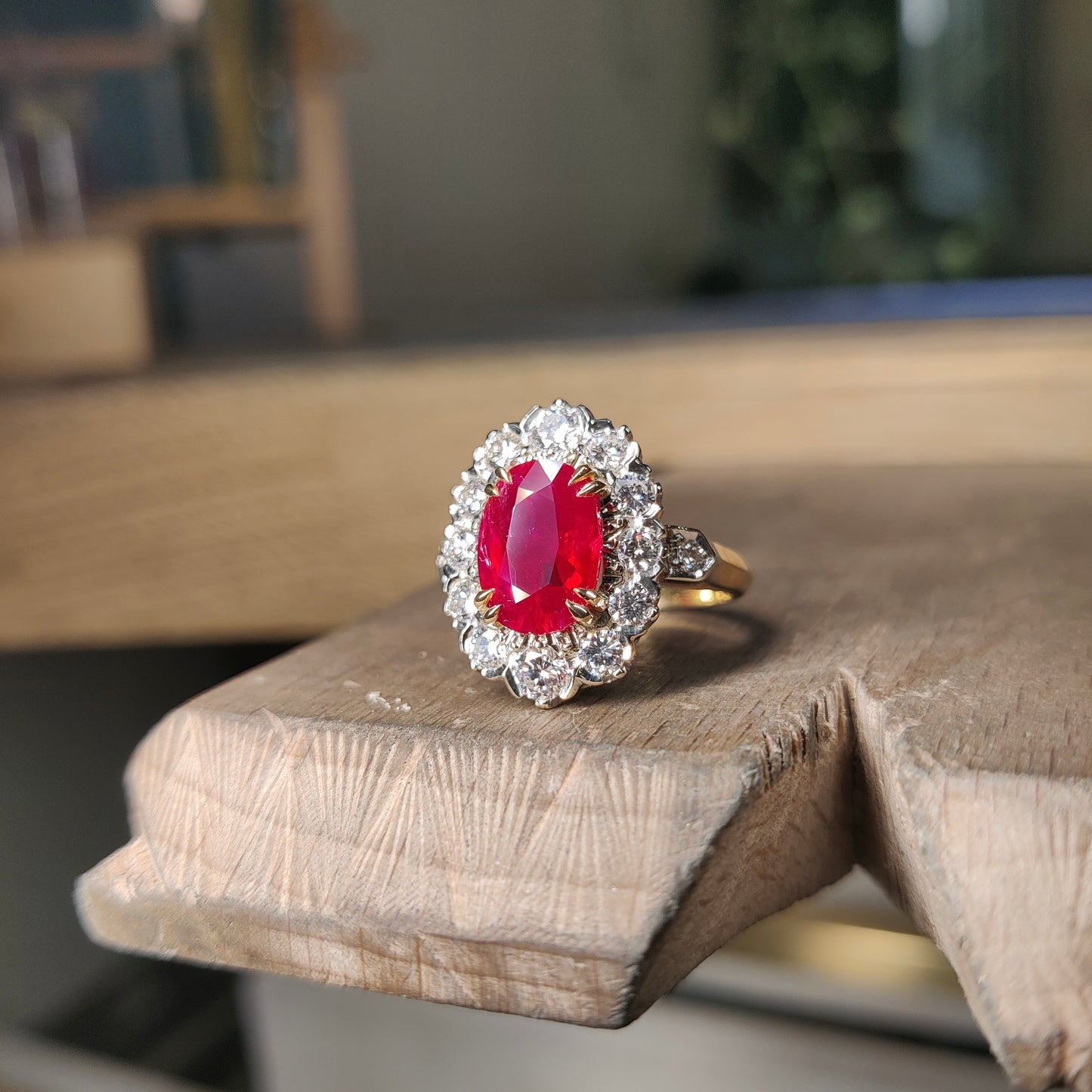 Bague Pompadour Rubis 3.48 carats