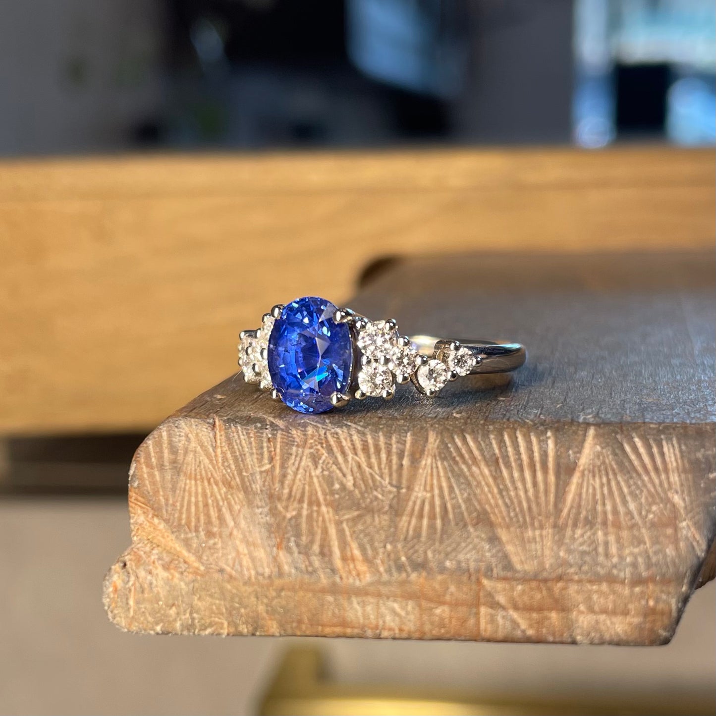 Bague Horana - Saphir Bleu 2.14 carats ( non chauffé )